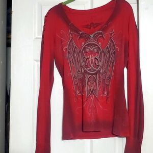 Affliction Long Sleeve T Shirt